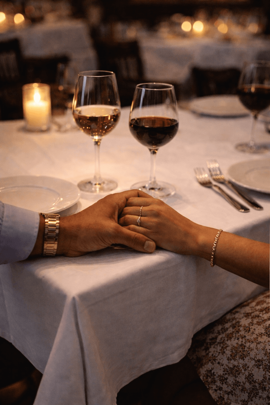 An intimate dining moment